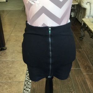 Black pencil skirt